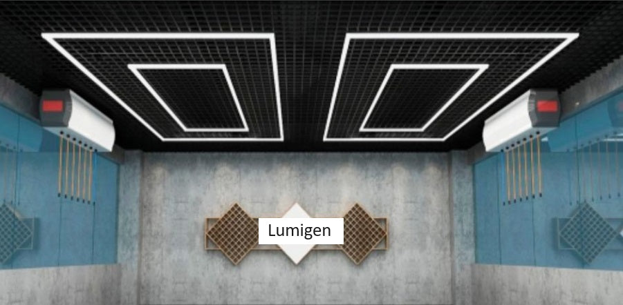 نظام إضاءة LED لوميجن 2.43 م × 4.84 م