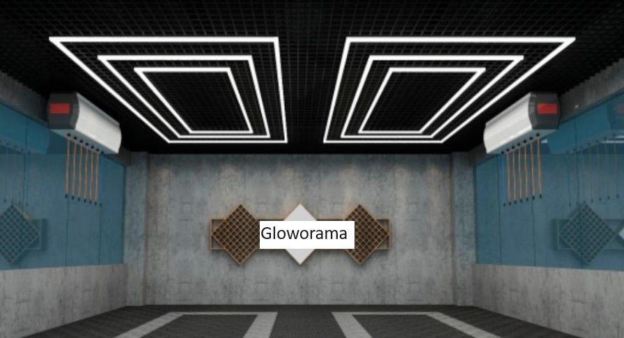 نظام إضاءة LED جلووراما 2.43 م × 4.84 م