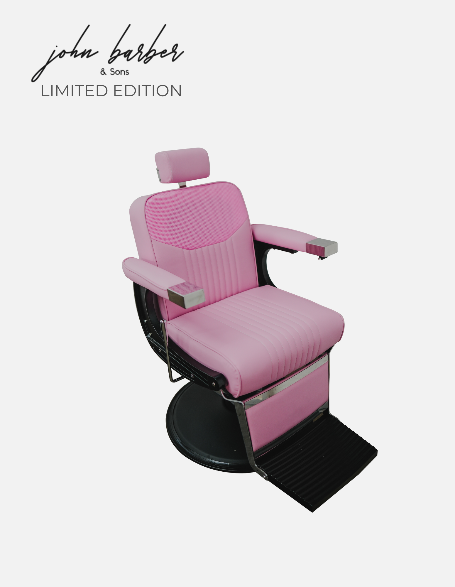 New School Barber Chair Standard Pink Limited Edition