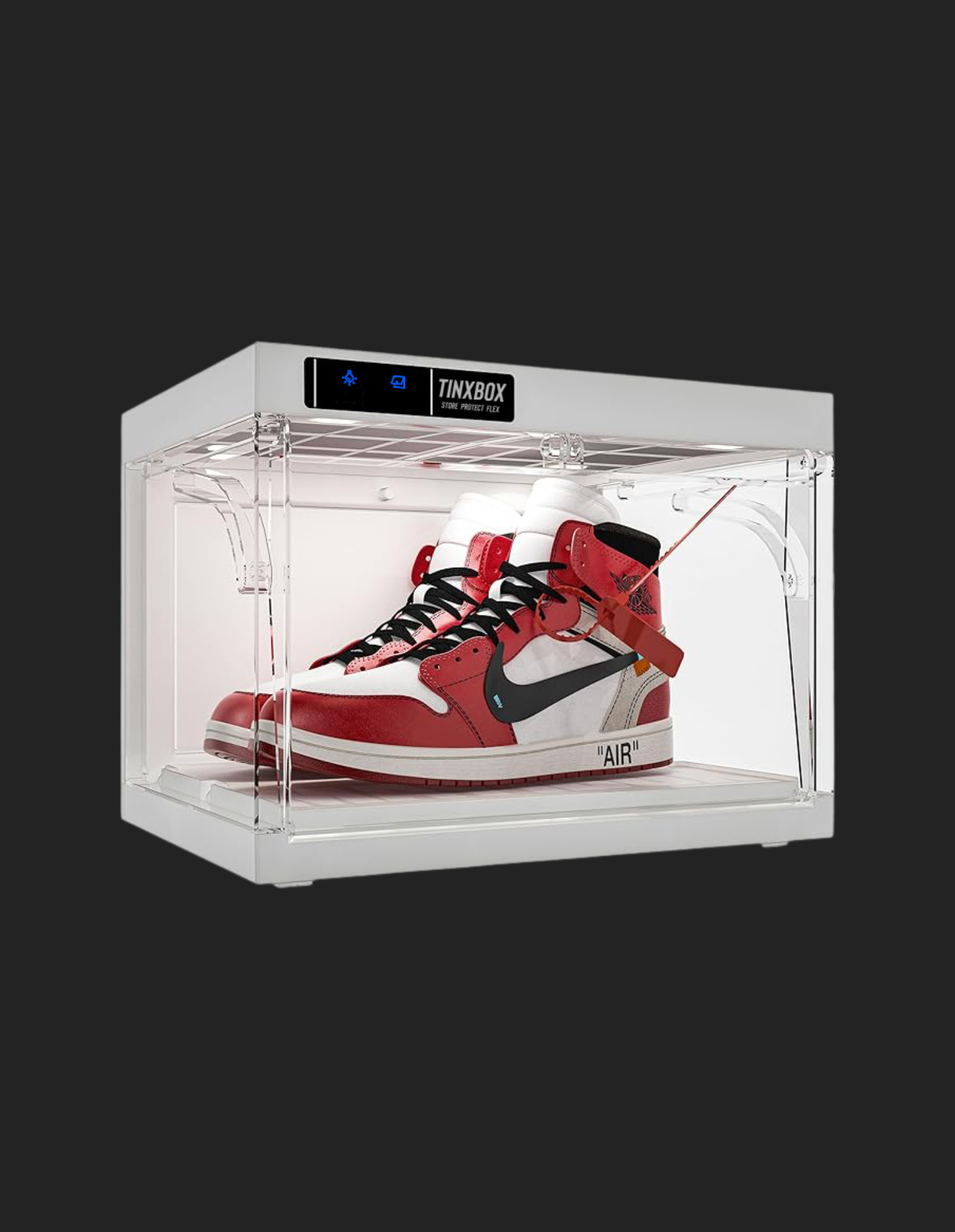 TINXBOX Smart Display Box – Vitrine für Sneaker und Sammlerstücke.