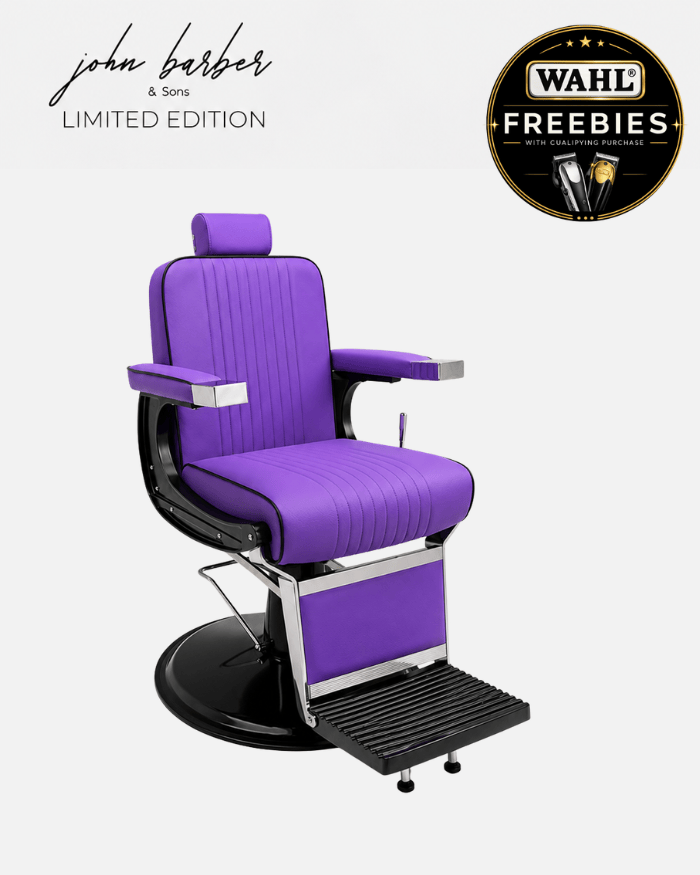 New School Barber Chair Purple Limited Edition