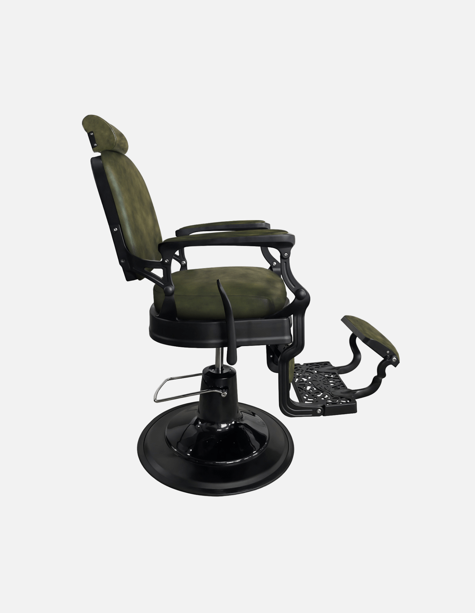 johnbarbersaons -Vintage Black Forest barber chair