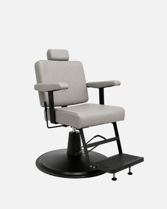 Holičské křeslo Wire 2.0 šedočerné UNISEX