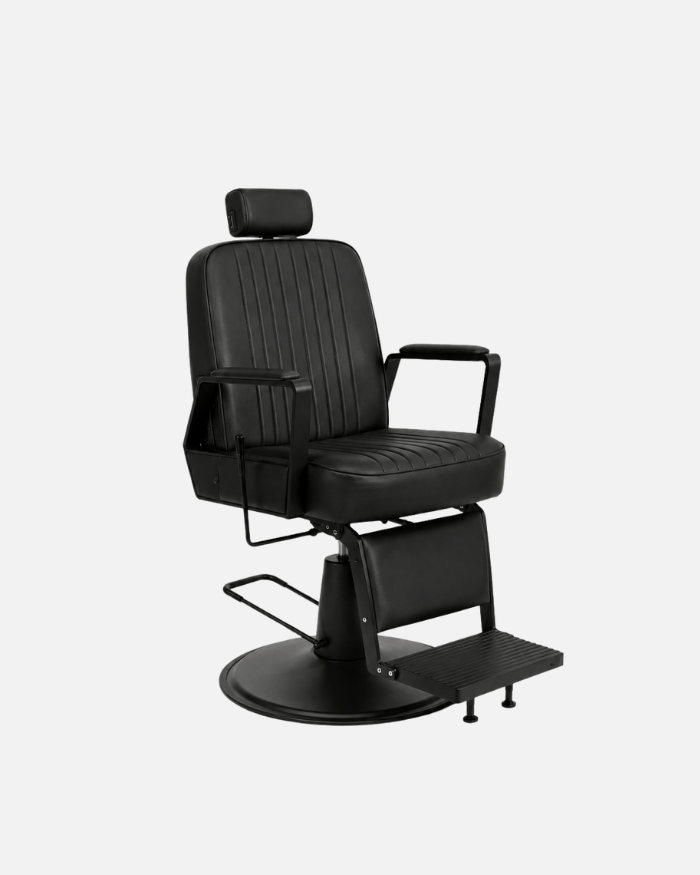 Унисекс Парикмахерское Кресло Plain Schwarz ALL BLACK