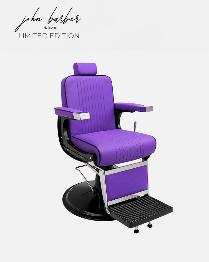 New School Barber Chair Purple Limited Edition