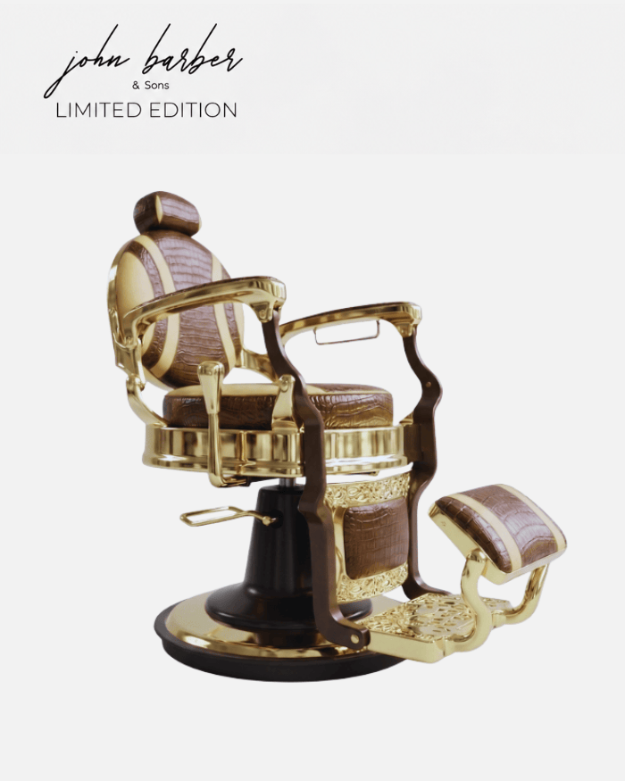 Golden Snake barber chair LIMITED EDITION