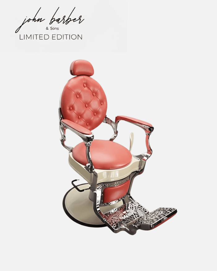 Red Velvet barber chair LIMITED EDITION