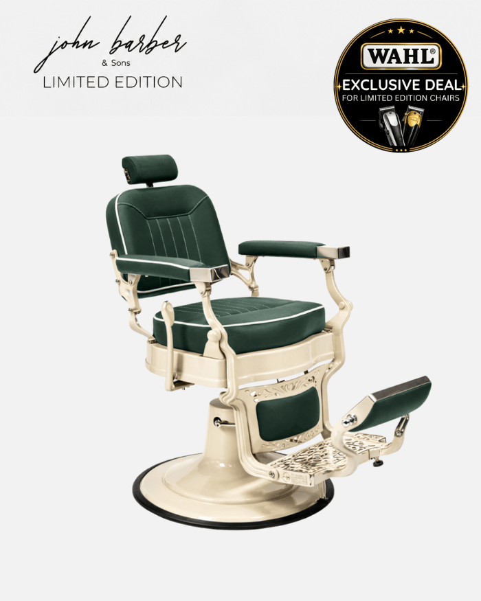 Retroria Barberstuhl Waldgrün Limited Edition