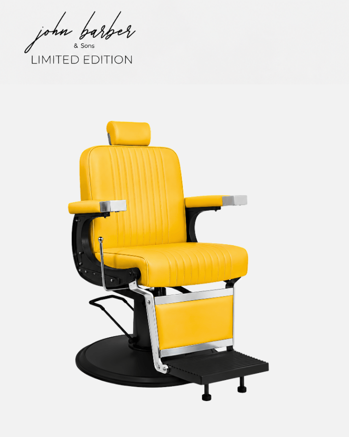 New School Gelb Barberstuhl Limited Edition