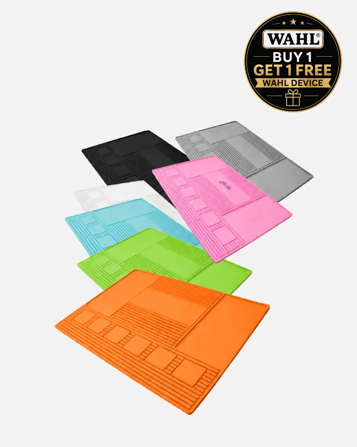 Silicone Worktop Clipper Mat – 6 Colors, with or without Magnets