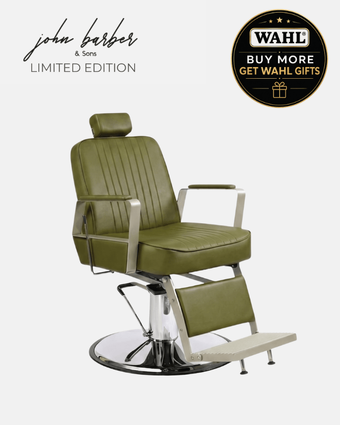 Plain Moss Green – Limited Edition Barber Chair Unisex