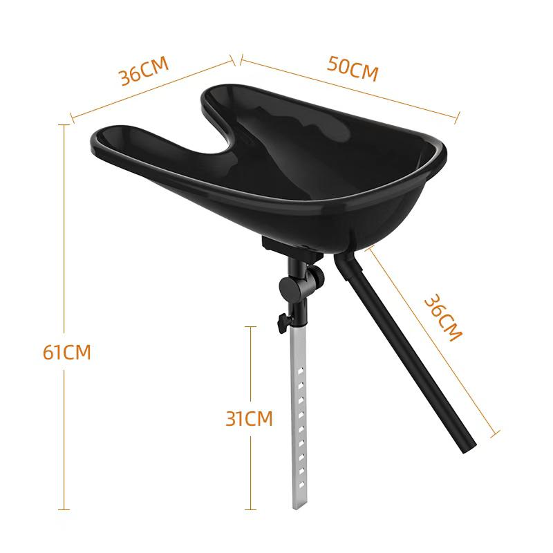Mobile Barber Chair Sink Attachment – Professional Portable Hair Washing Basin for Barbershops & Salons