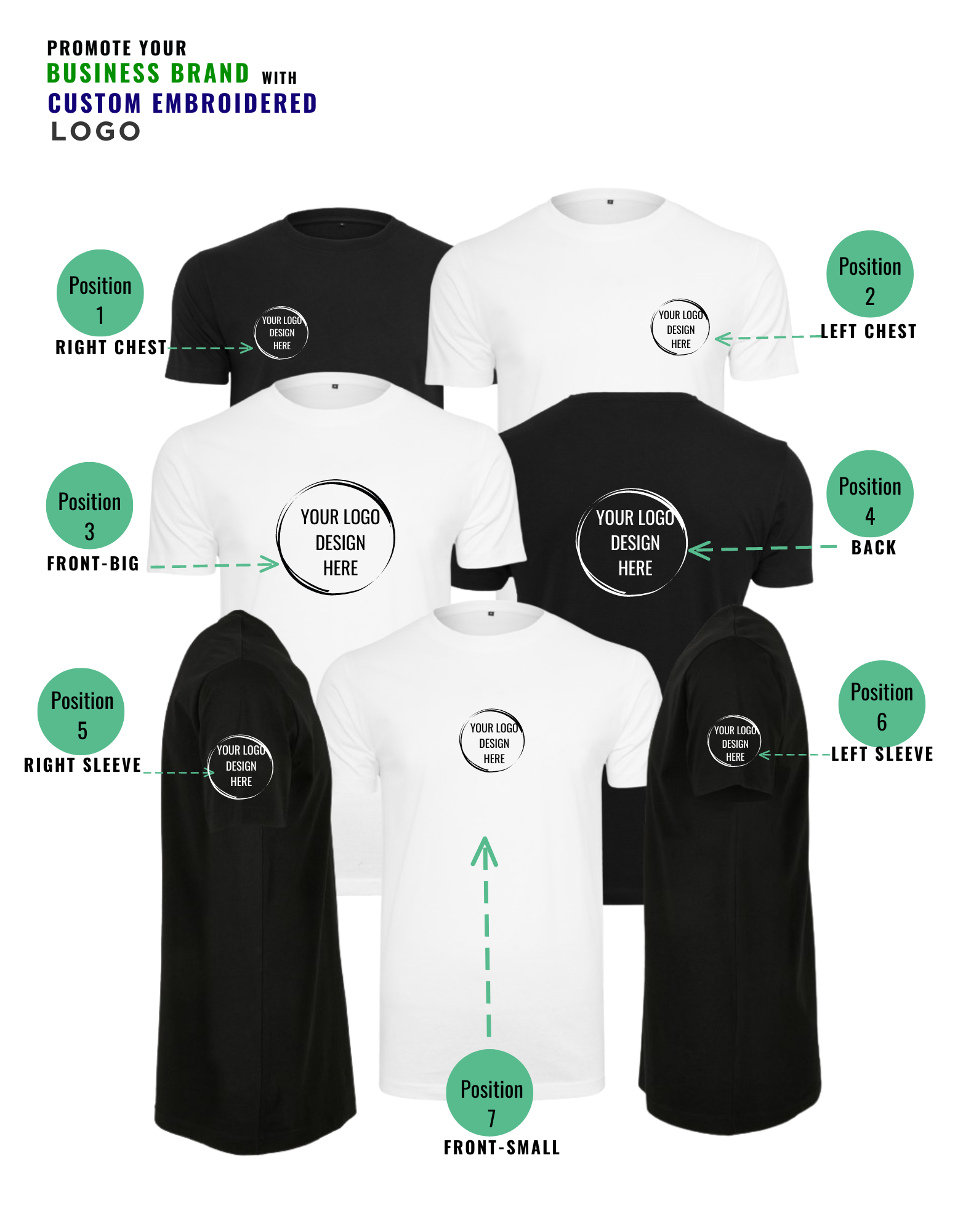 Eco-friendly round-neck T-shirt with your logo