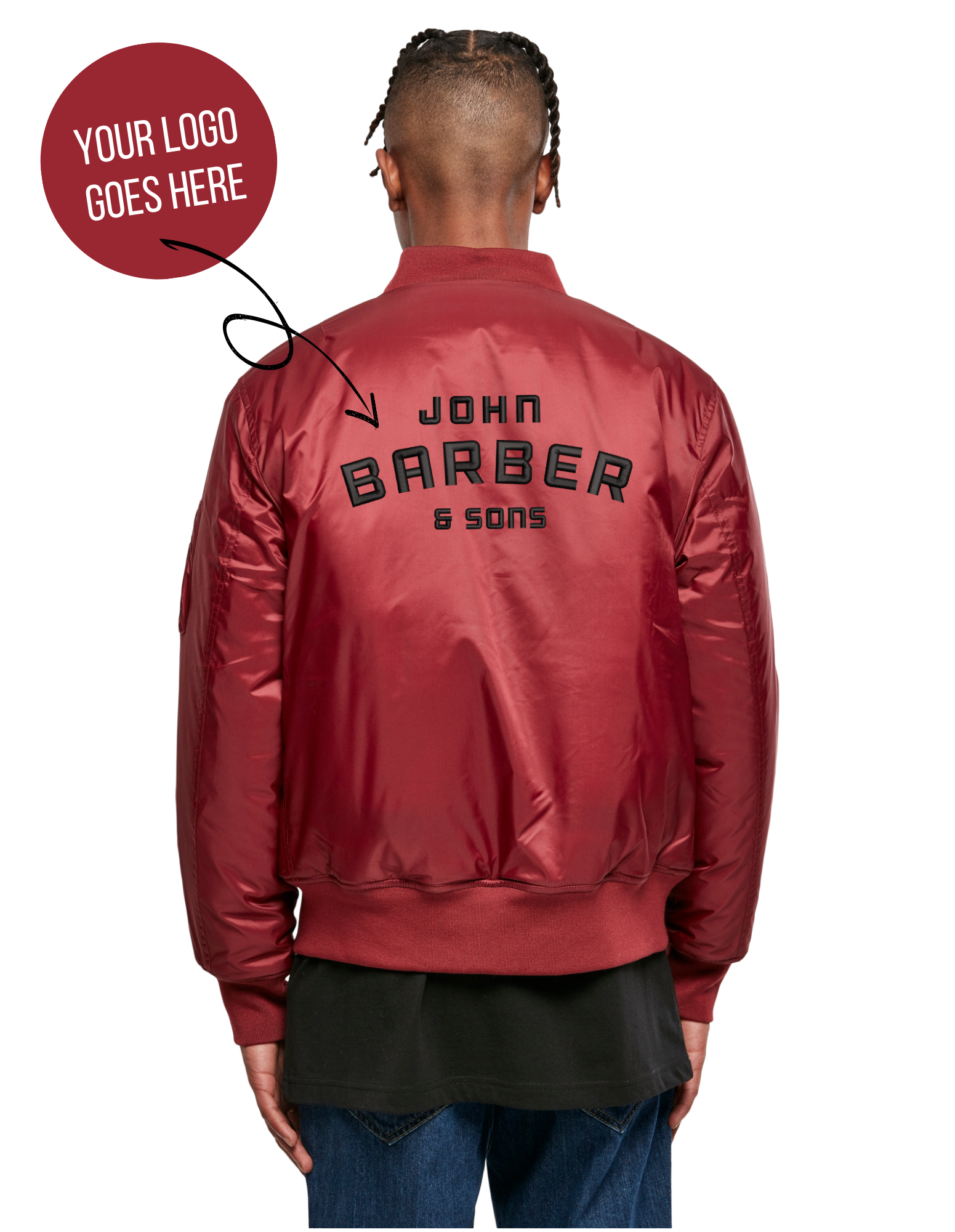 Bomber jacket with your logo