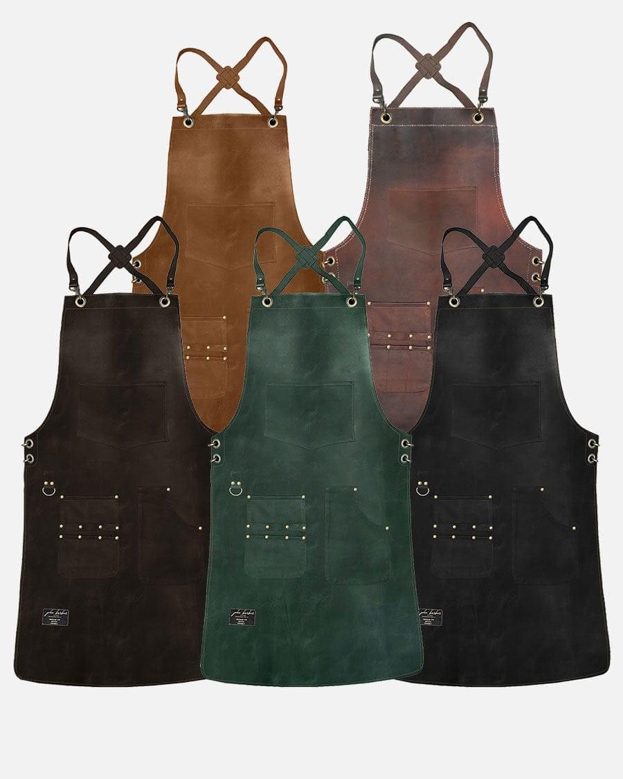 Real leather barber apron