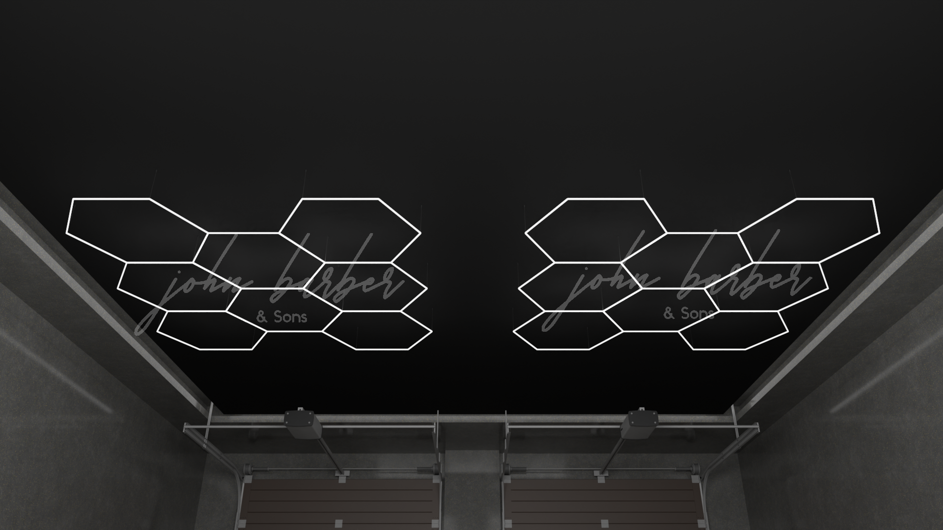 Hexagon LED Lichtsystem verschiedene Größen