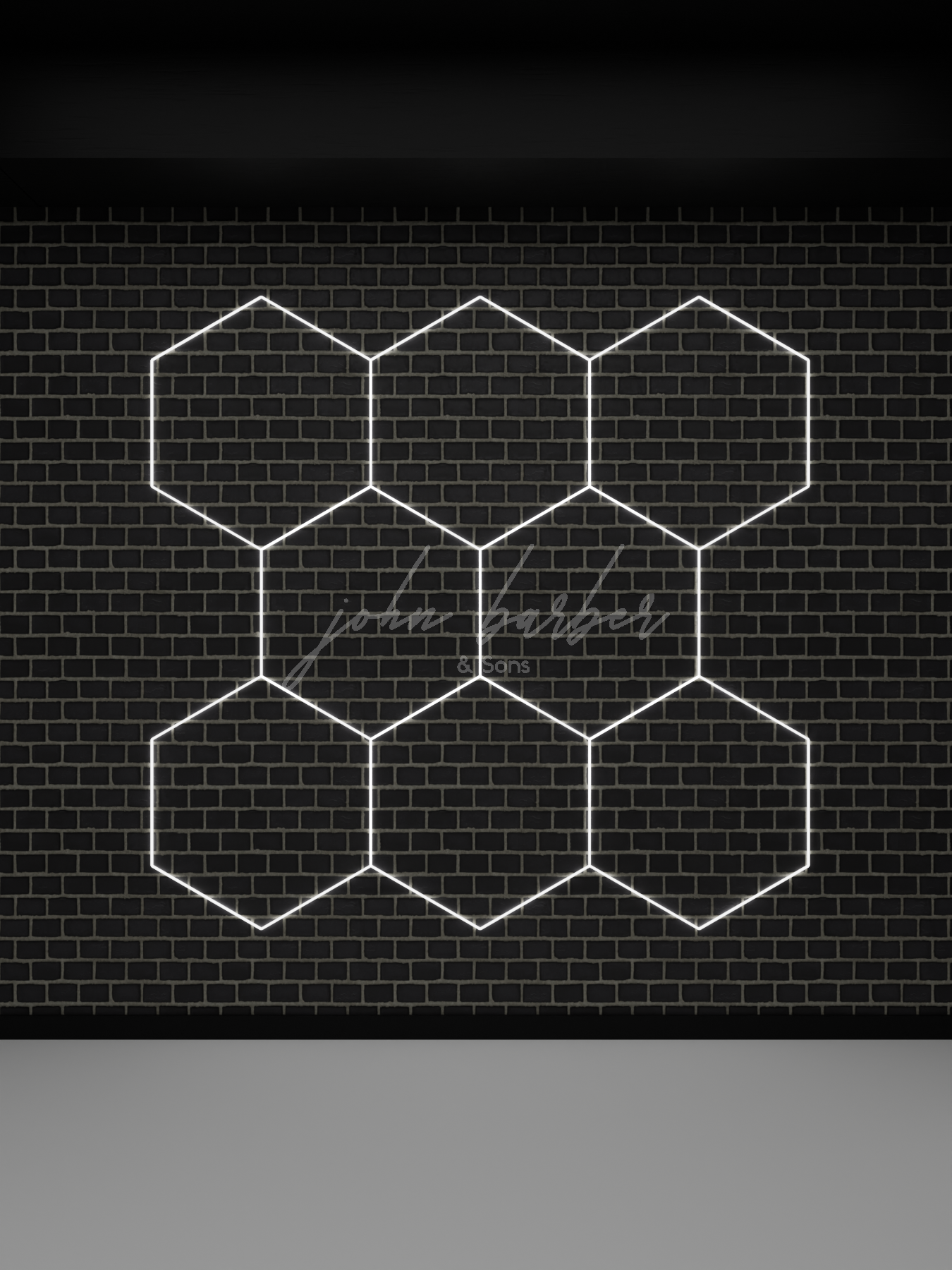 Hexagon LED Lichtsystem verschiedene Größen