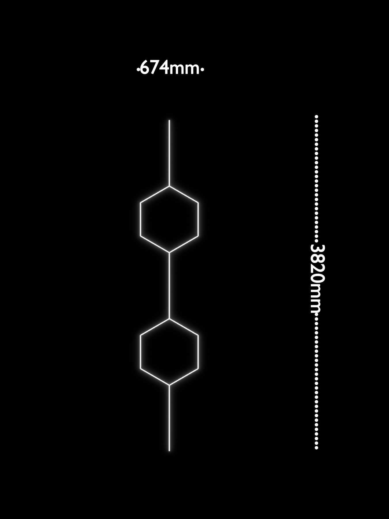 Systém osvetlenia LED Hexamatrix