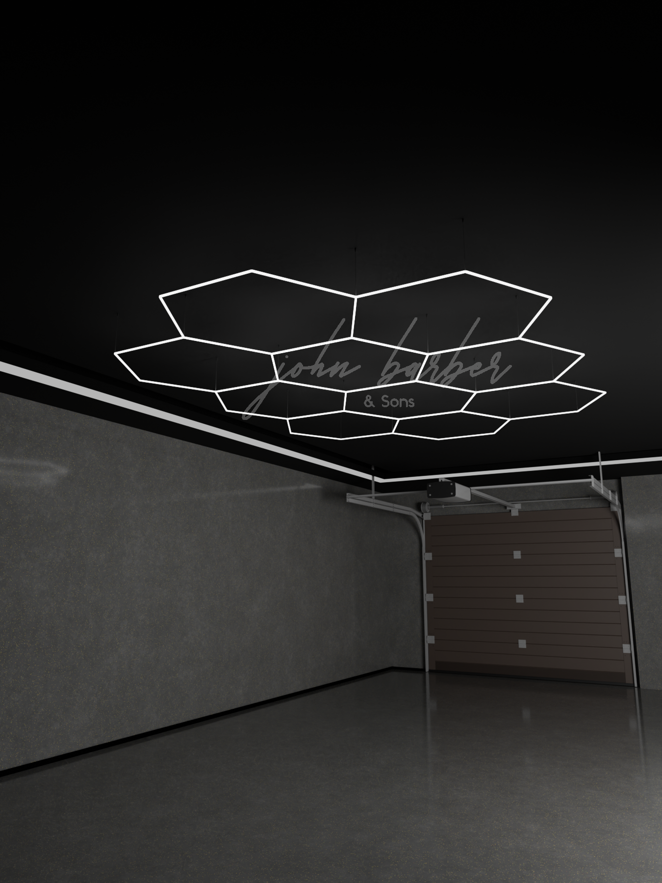 Hexagon LED Lichtsystem verschiedene Größen