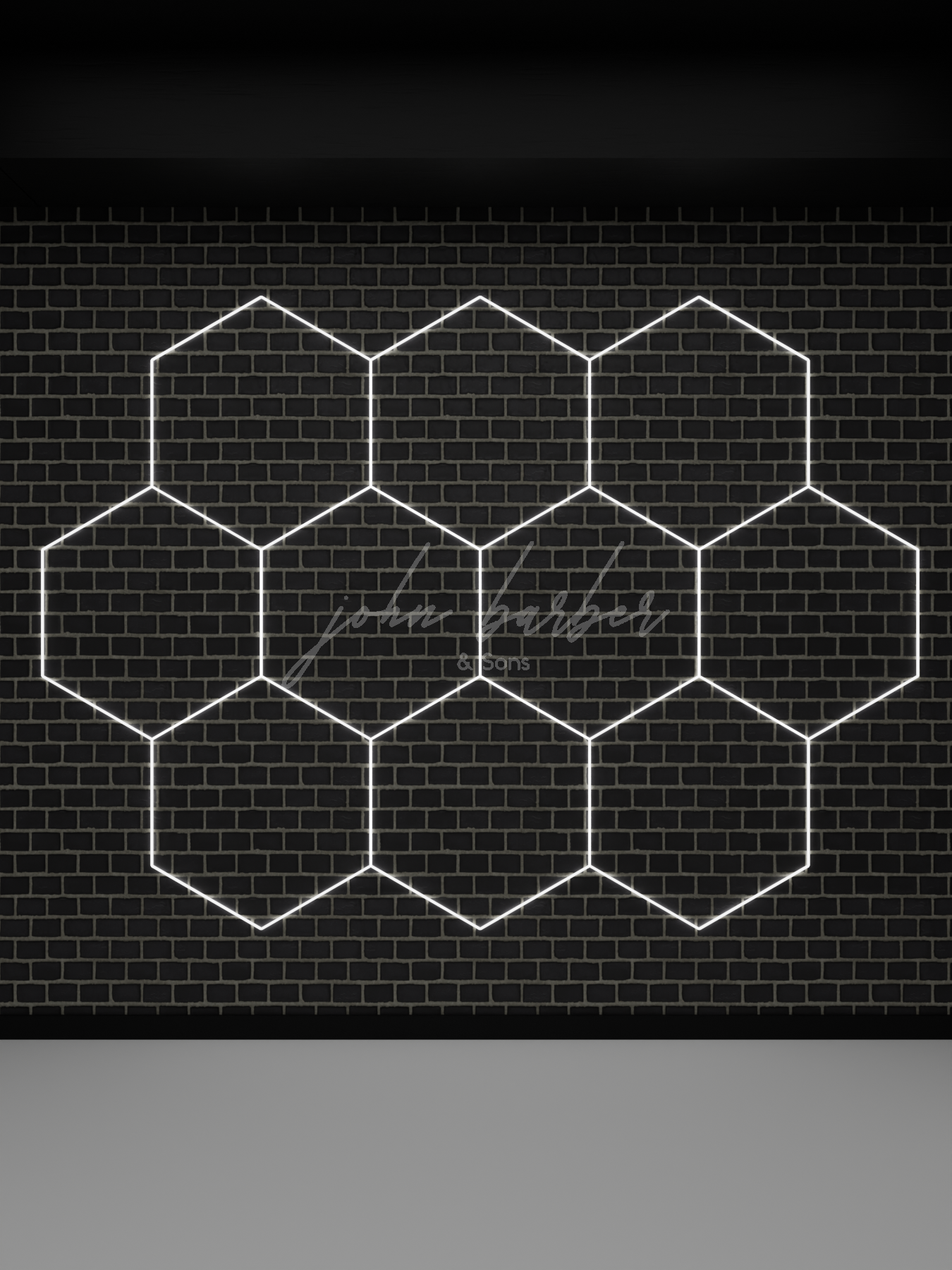 Hexagon LED Lichtsystem verschiedene Größen