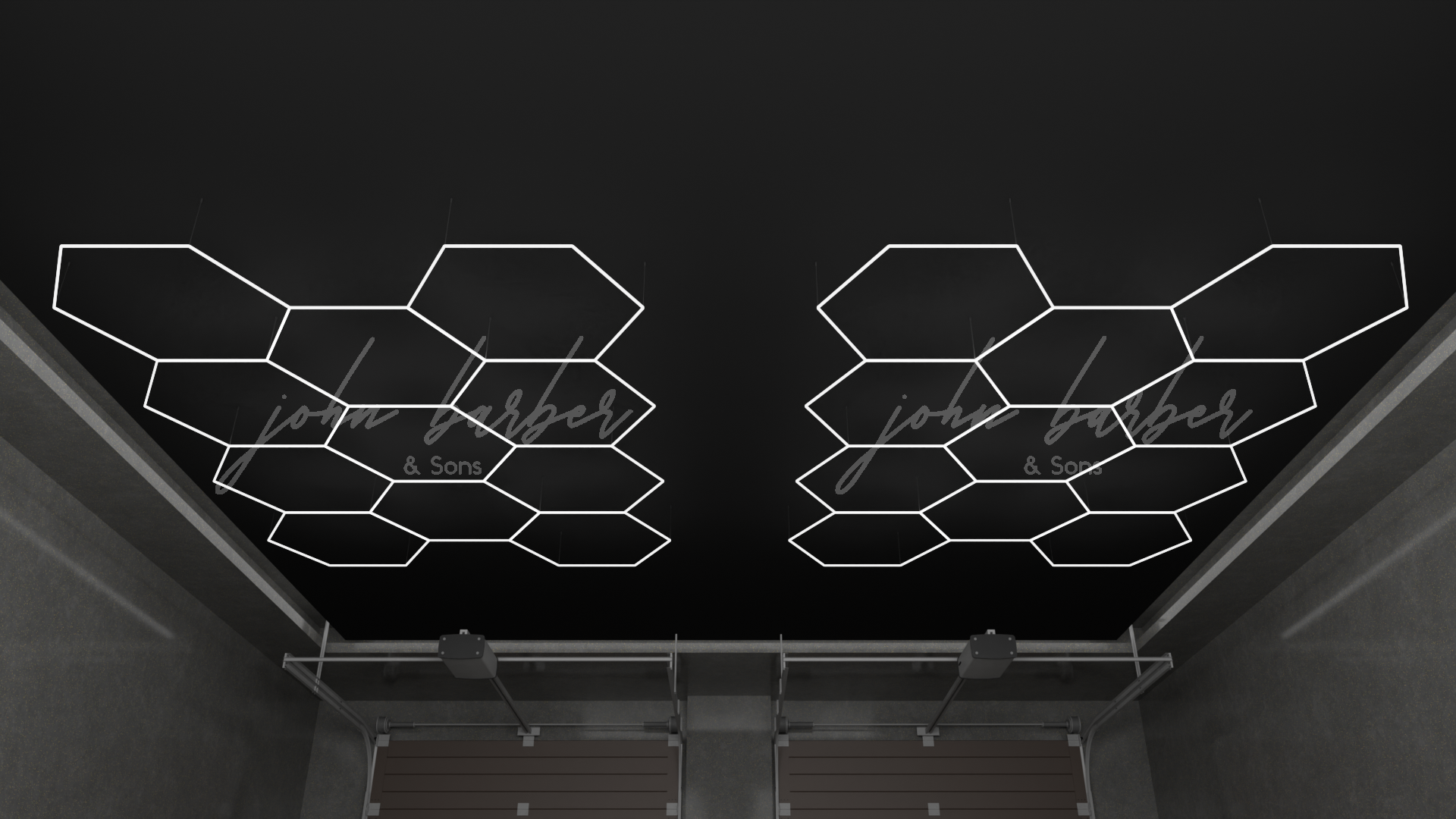 Hexagon LED Lichtsystem verschiedene Größen