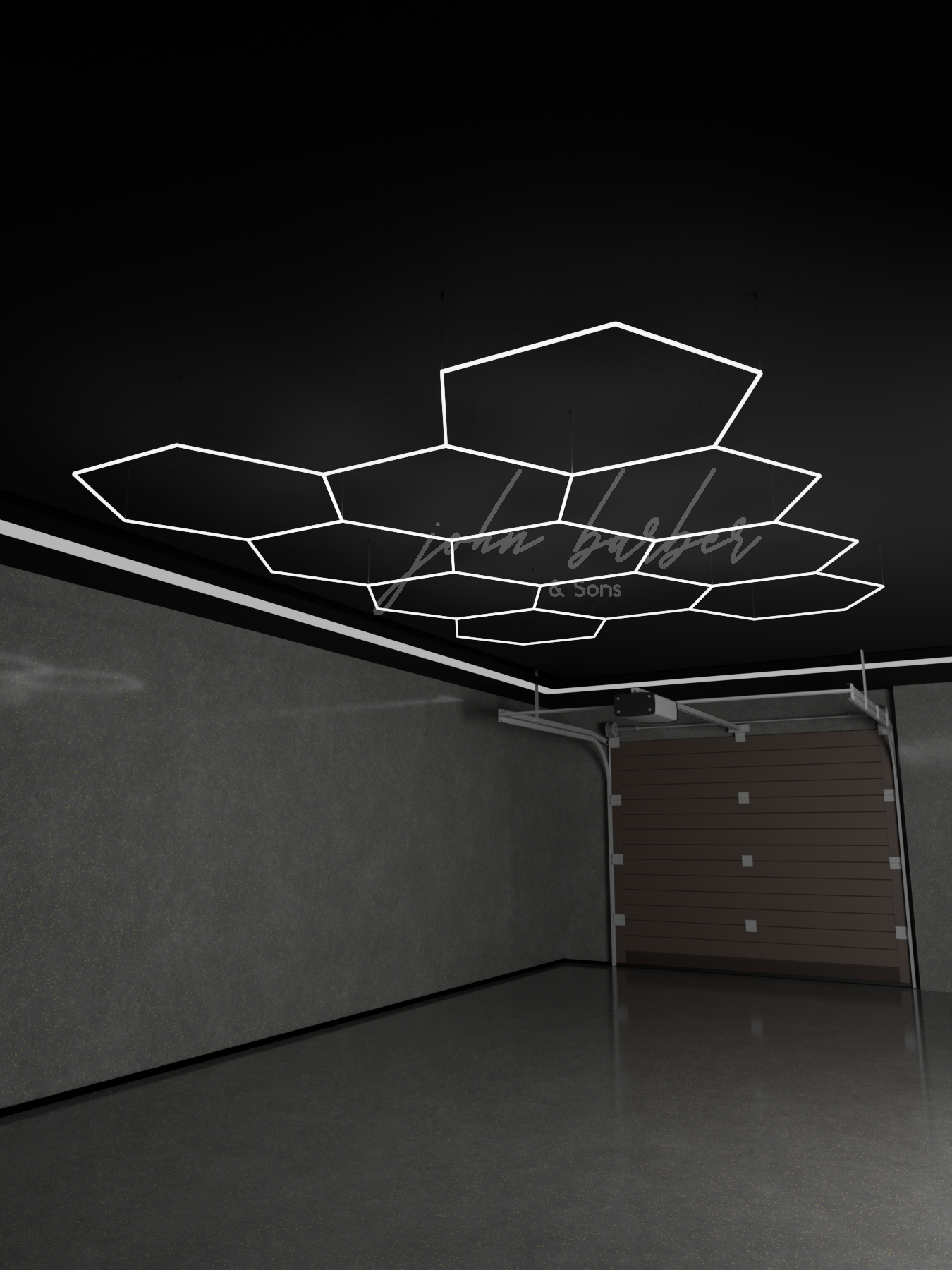 Hexagon LED Lichtsystem verschiedene Größen