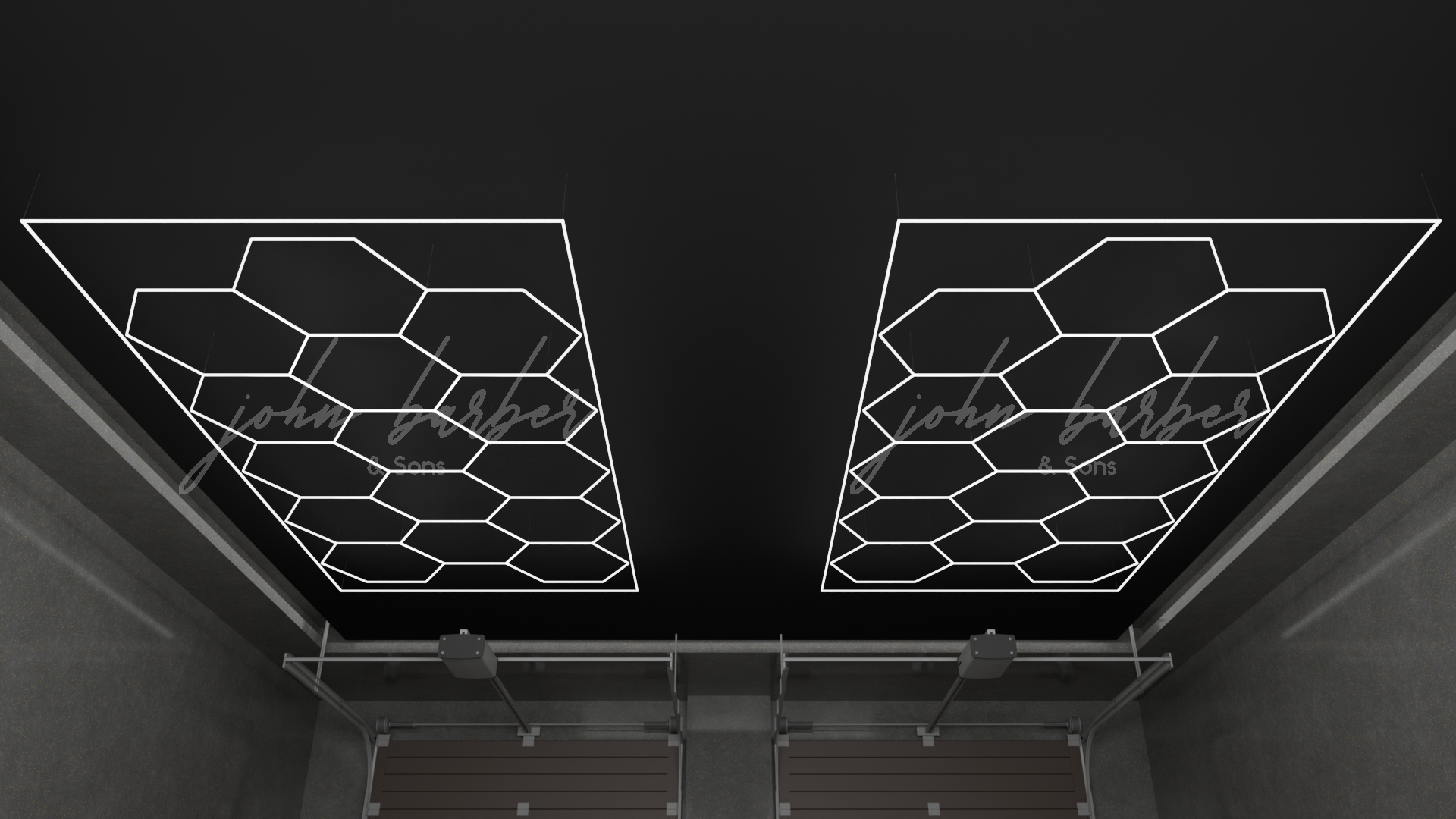 Hexagon LED Lichtsystem verschiedene Größen