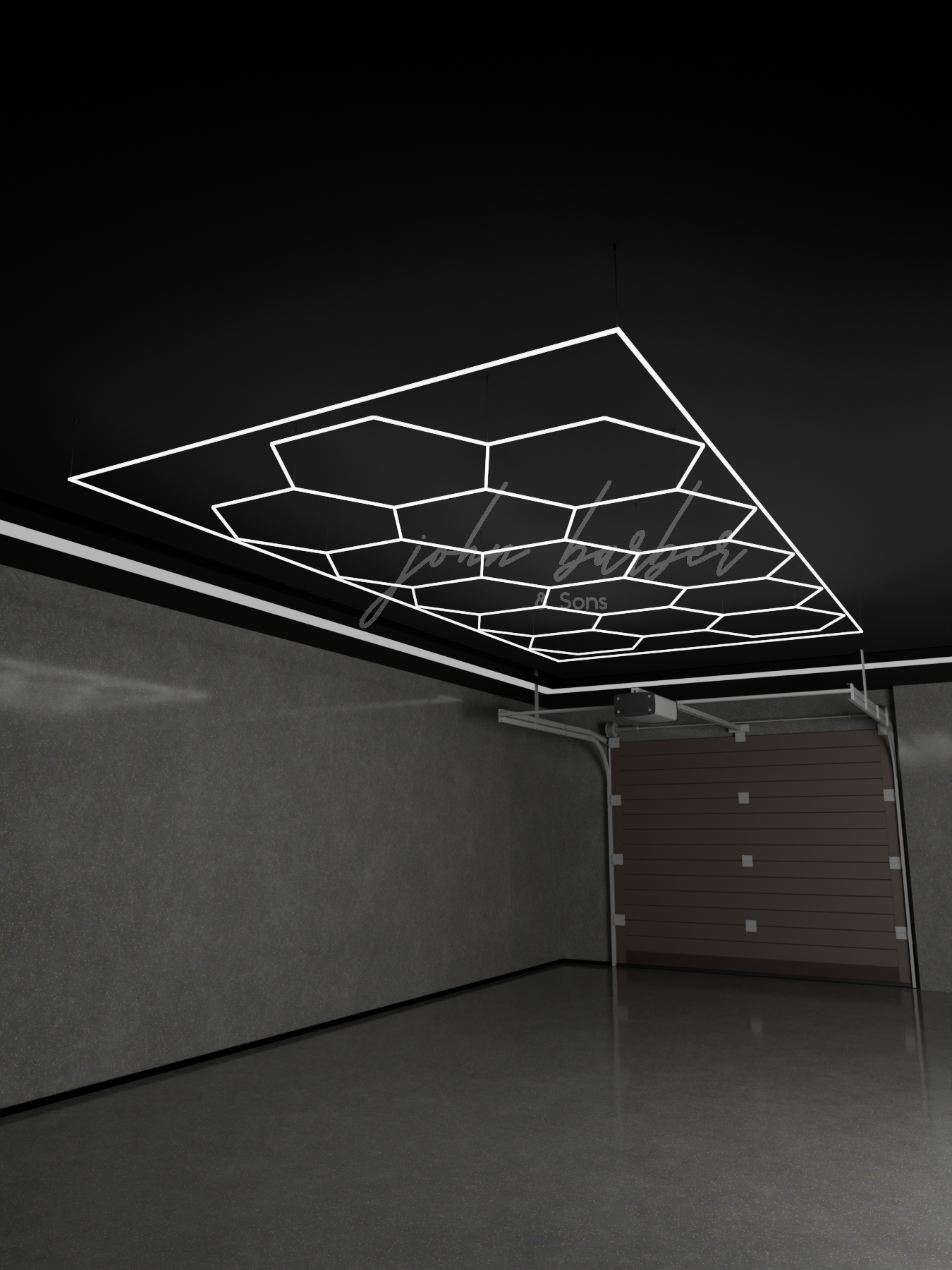 Hexagon LED Lichtsystem verschiedene Größen