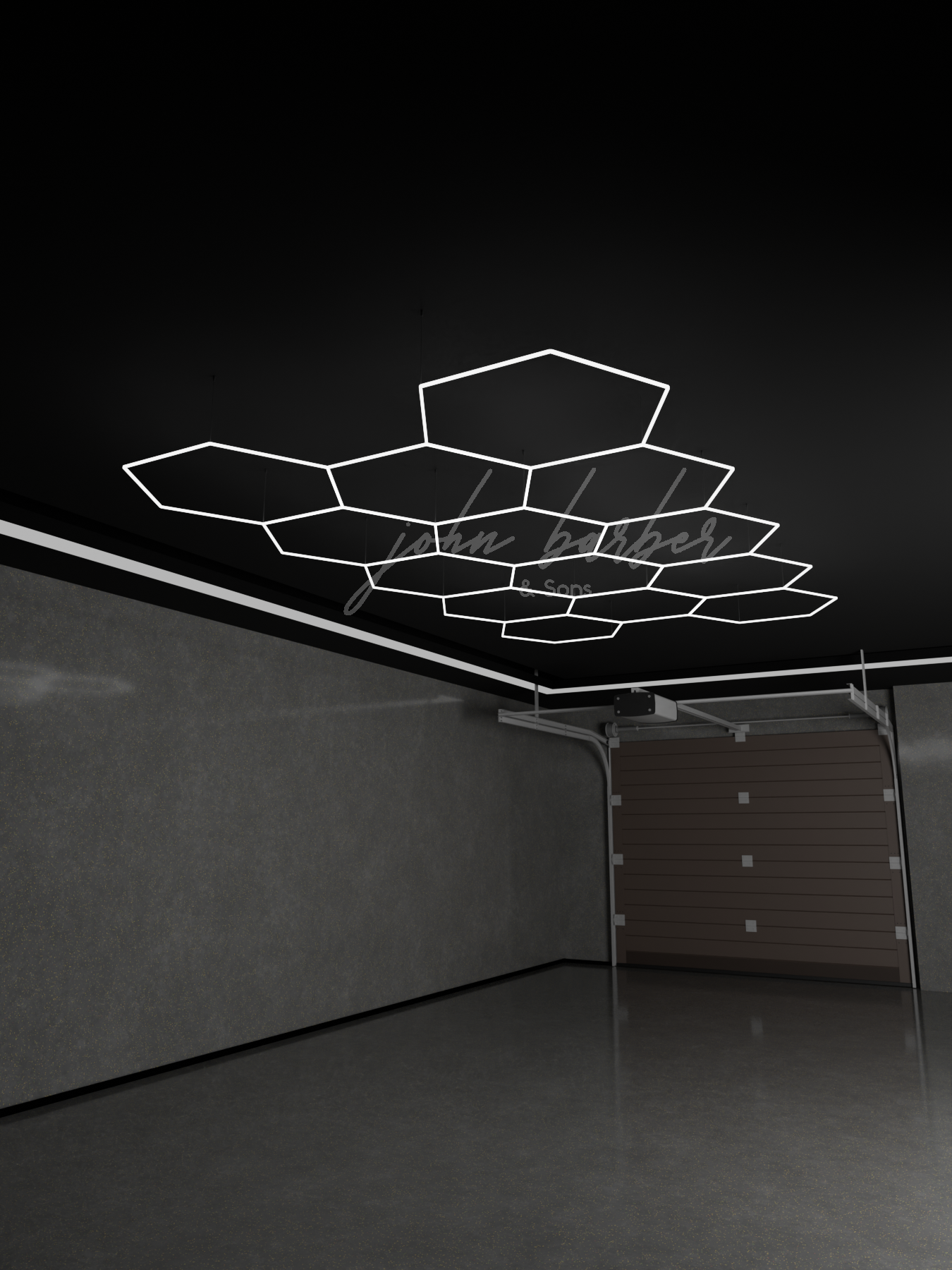 Hexagon LED Lichtsystem verschiedene Größen