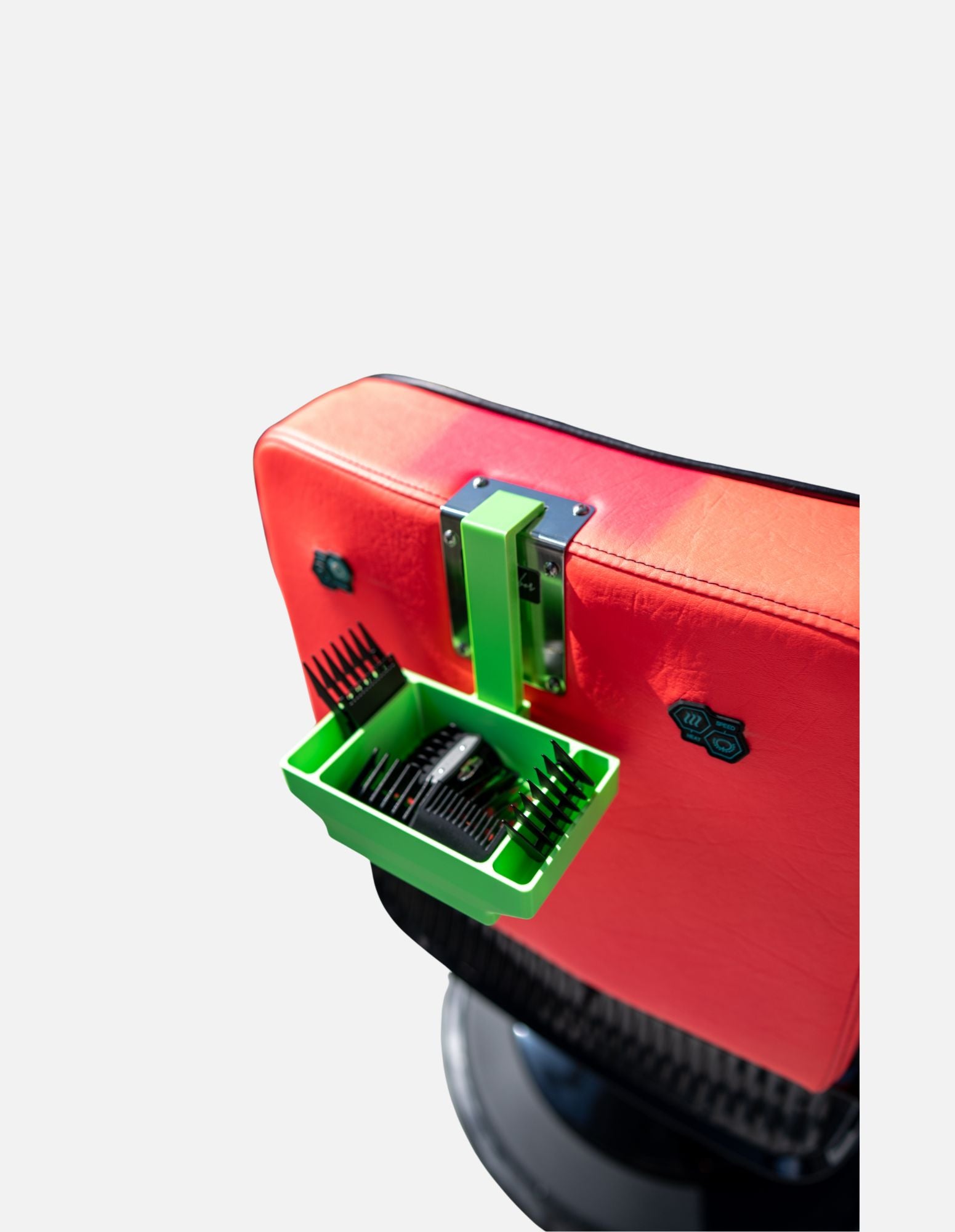 JBS Guard Caddy – Organizador de pentes de máquina para cadeira de barbeiro