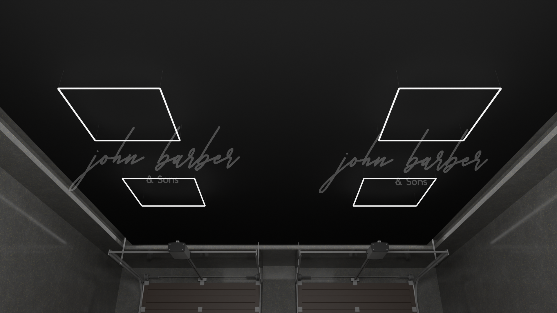 LED Lichtsystem Quadrat Design