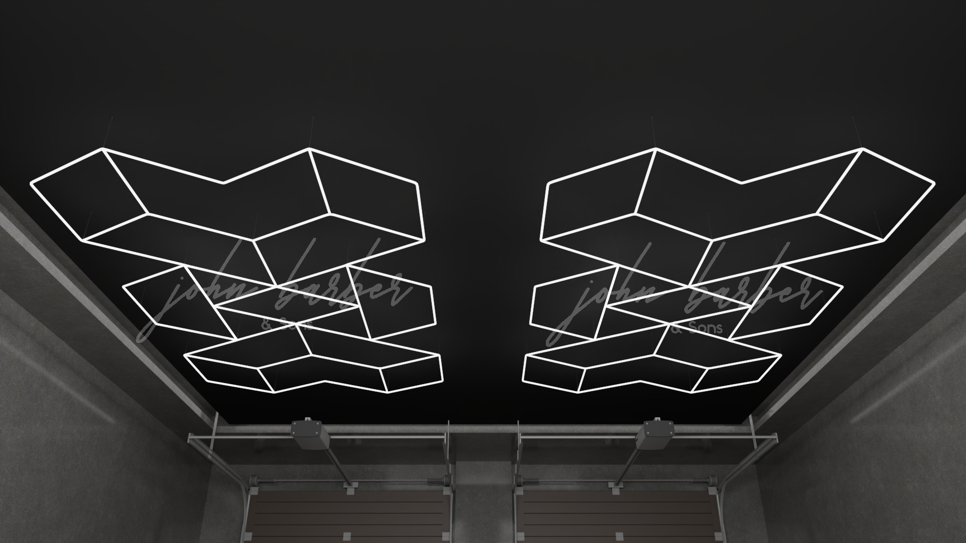 Système d'éclairage LED Gleamflare 2,79m x 4,82m