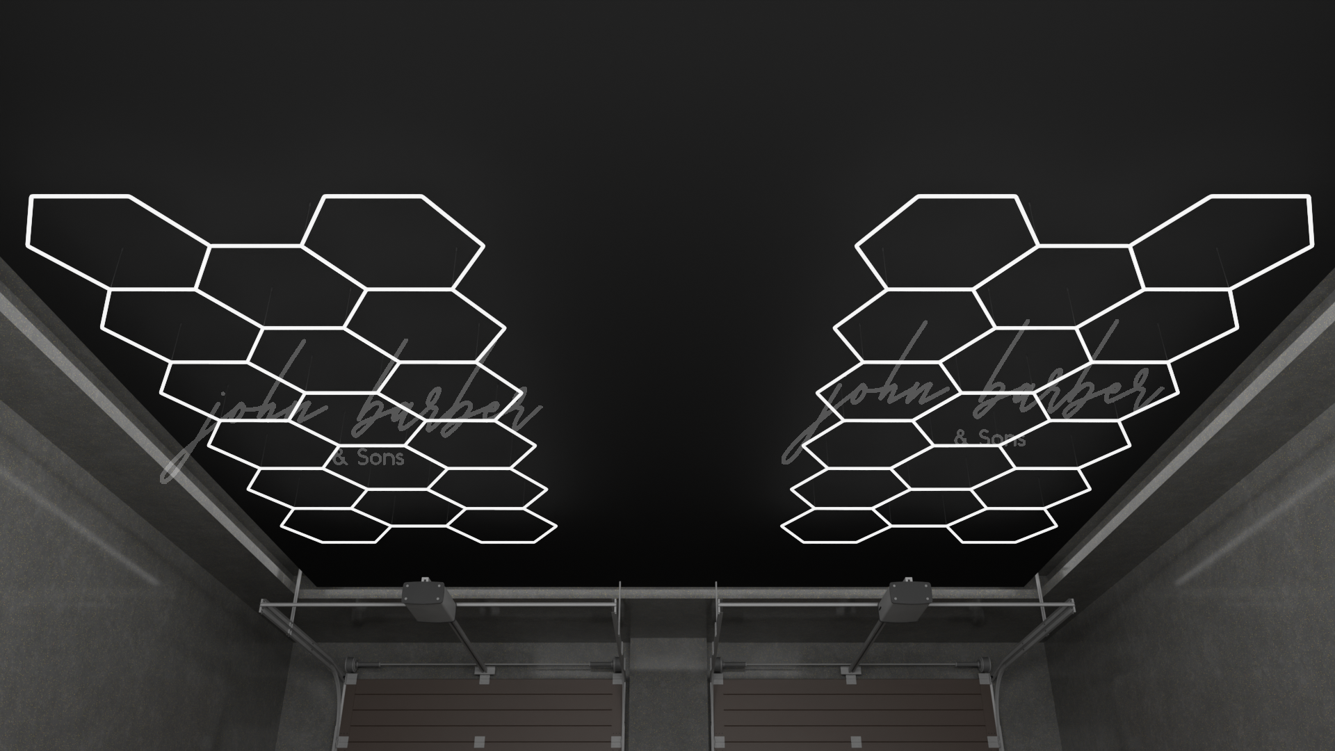 Systém osvětlení Hexagon teplá bílá 3000K 4000K