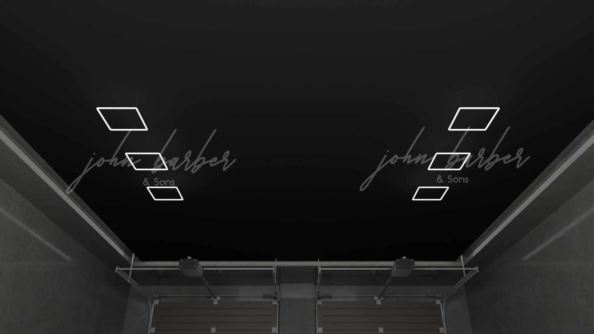 LED Lichtsystem Quadrat Design