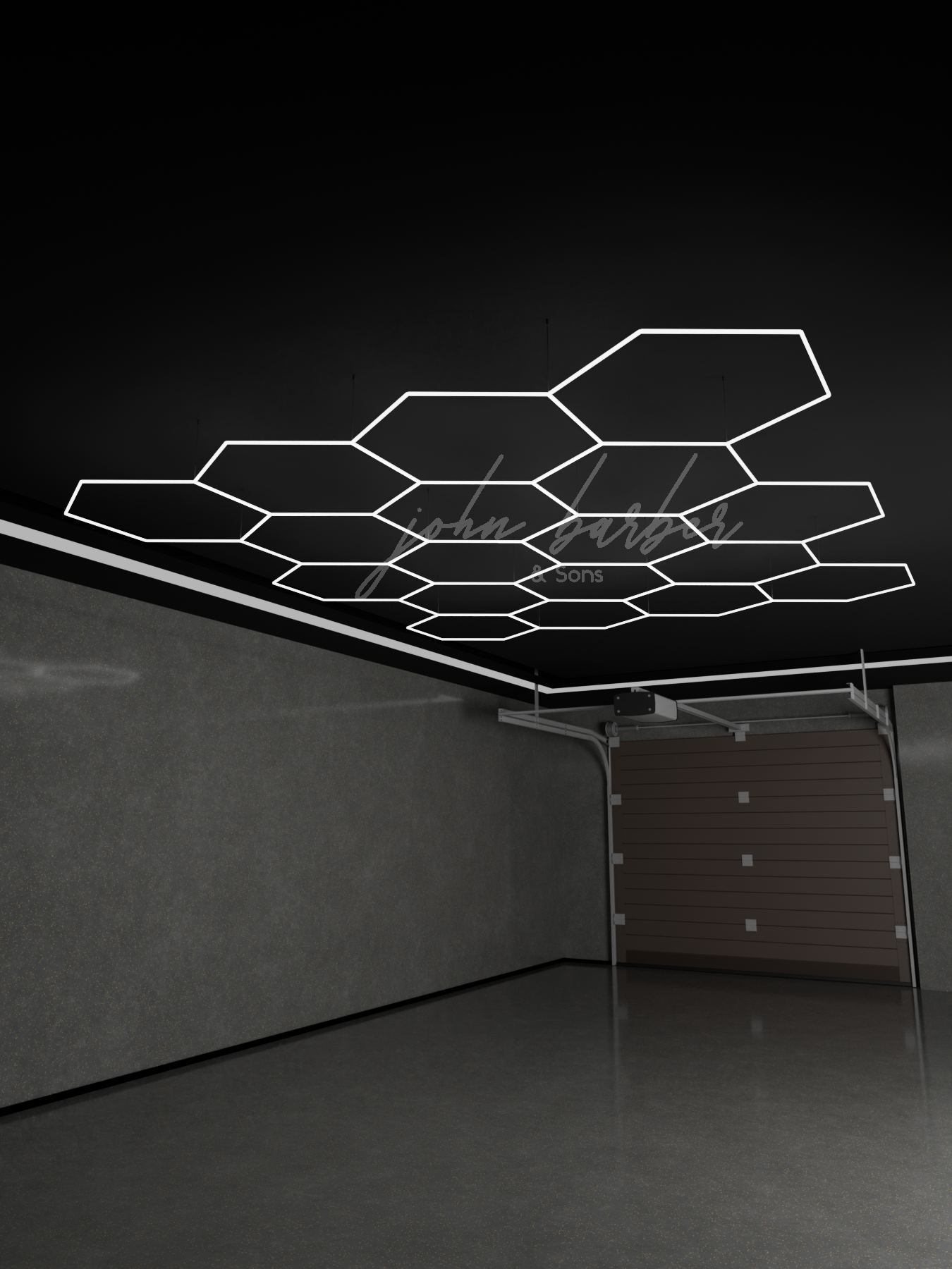 Hexagon LED Lichtsystem verschiedene Größen