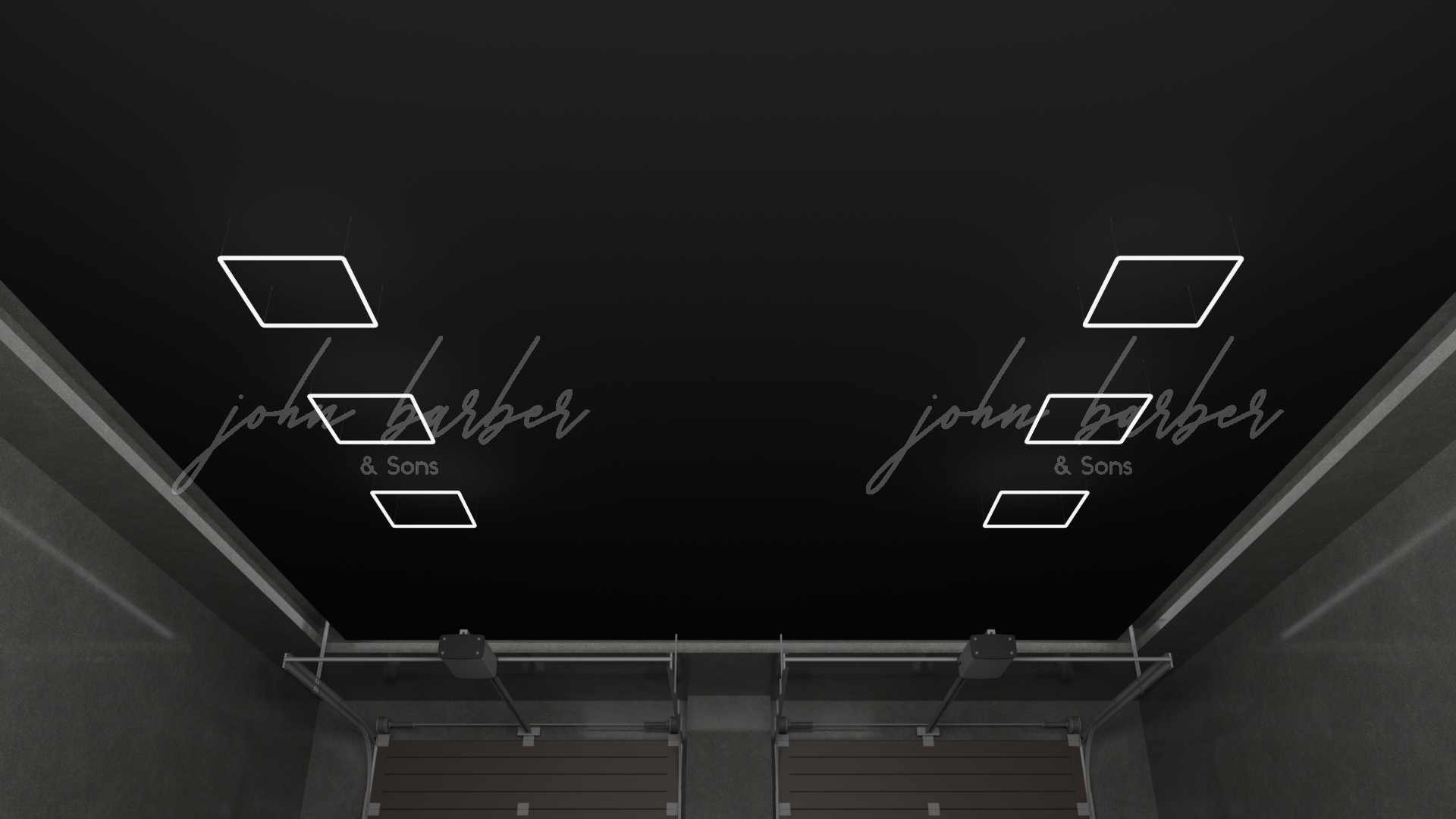 LED Lichtsystem Quadrat Design