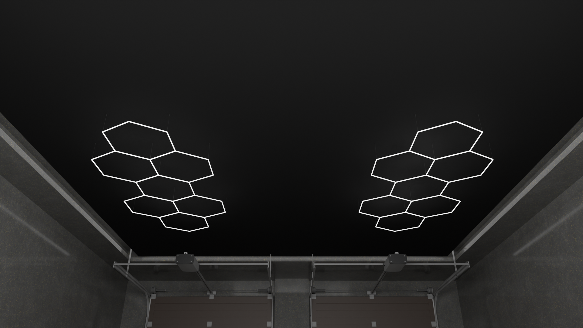 Hexagon LED Lichtsystem verschiedene Größen