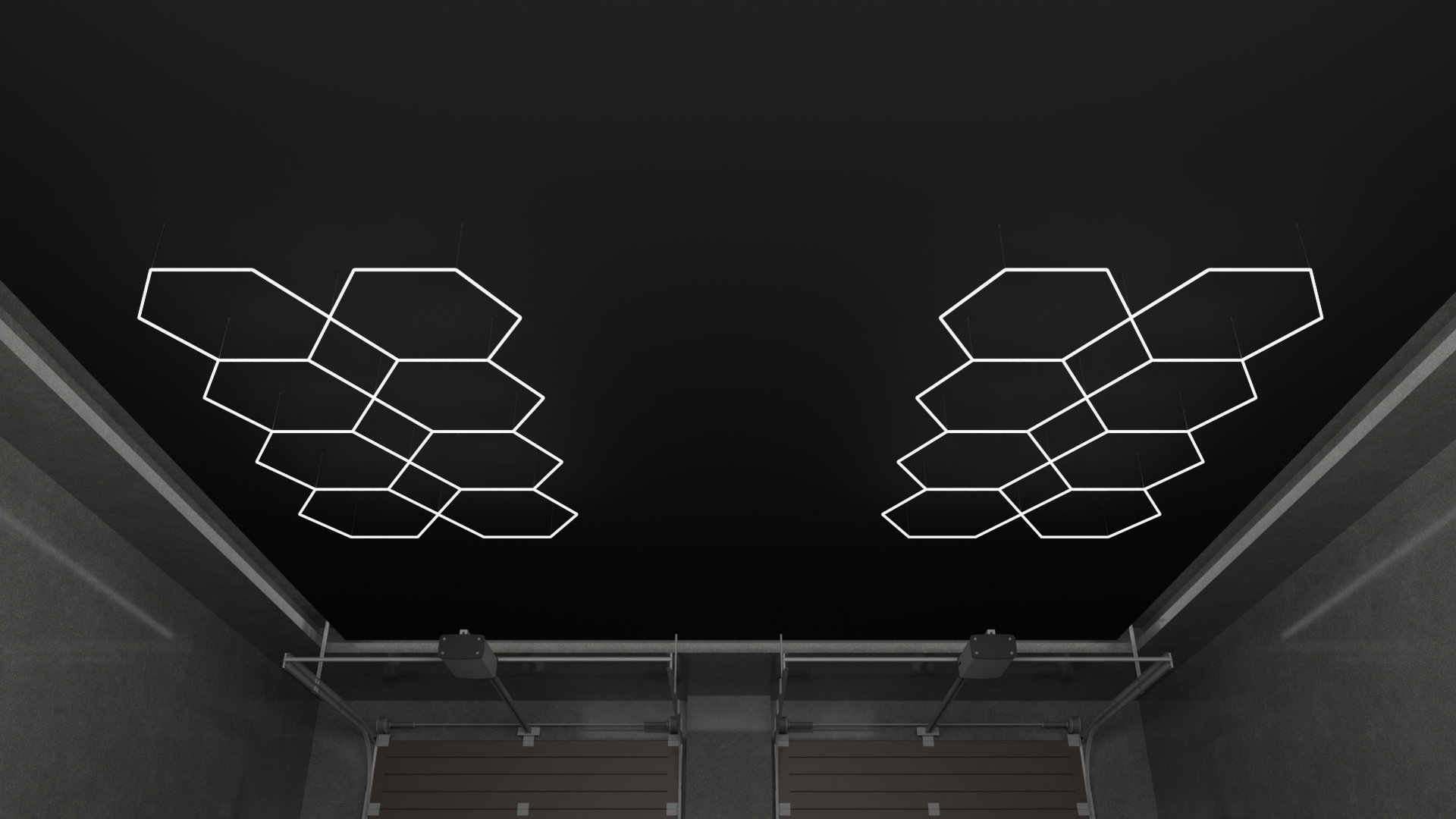 Hexagon LED Lichtsystem verschiedene Größen