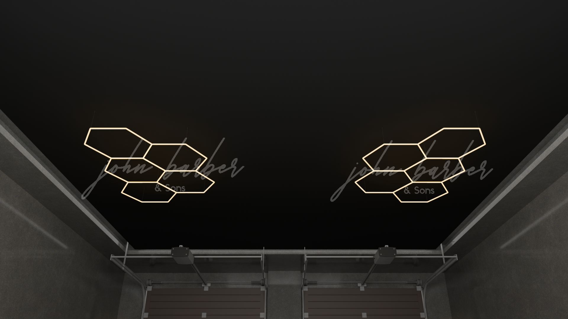 Sistema di illuminazione Hexagon bianco caldo 3000K 4000K