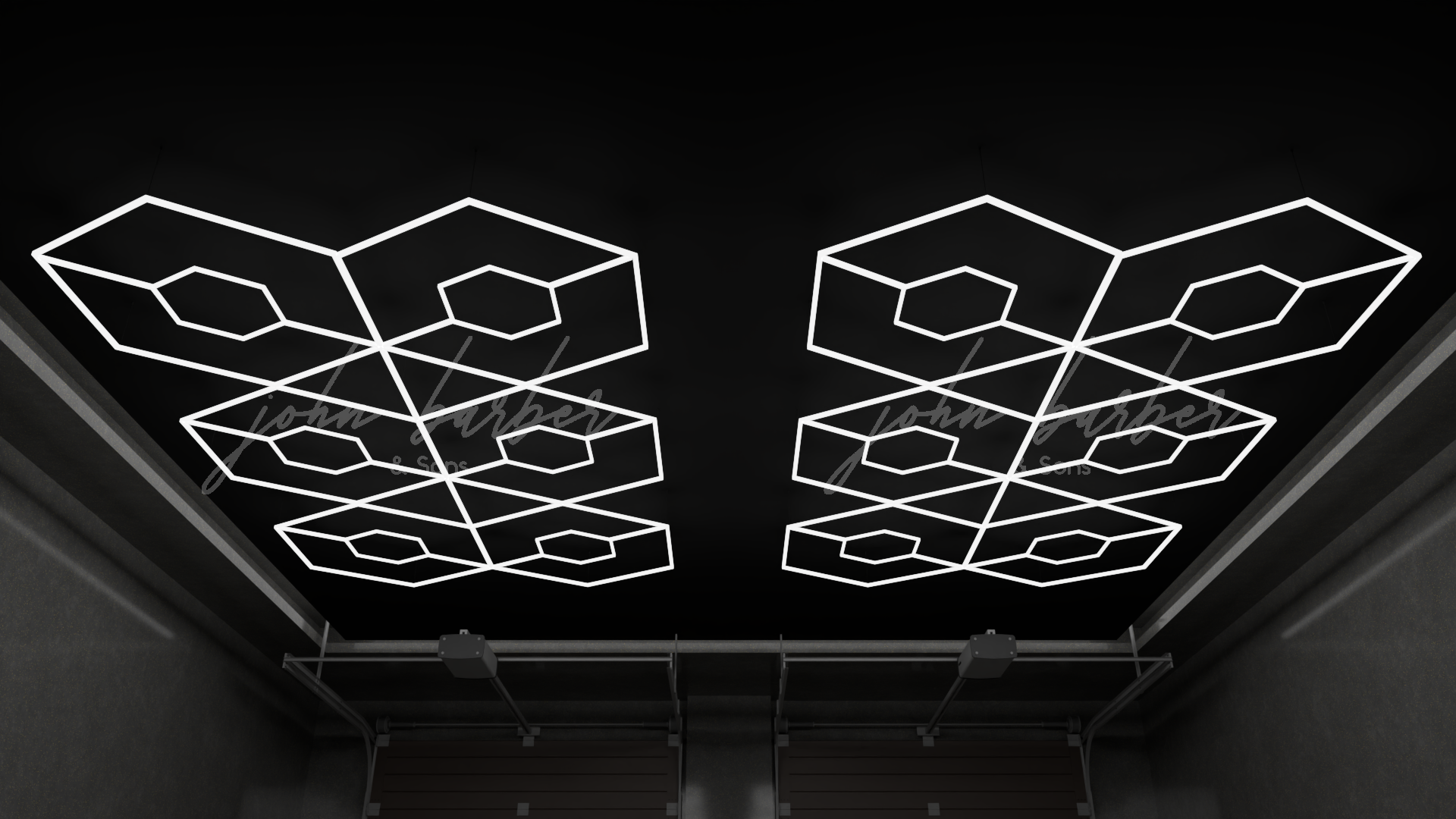 LED-belysningssystem Shimmerlux 2,79m x 4,82m