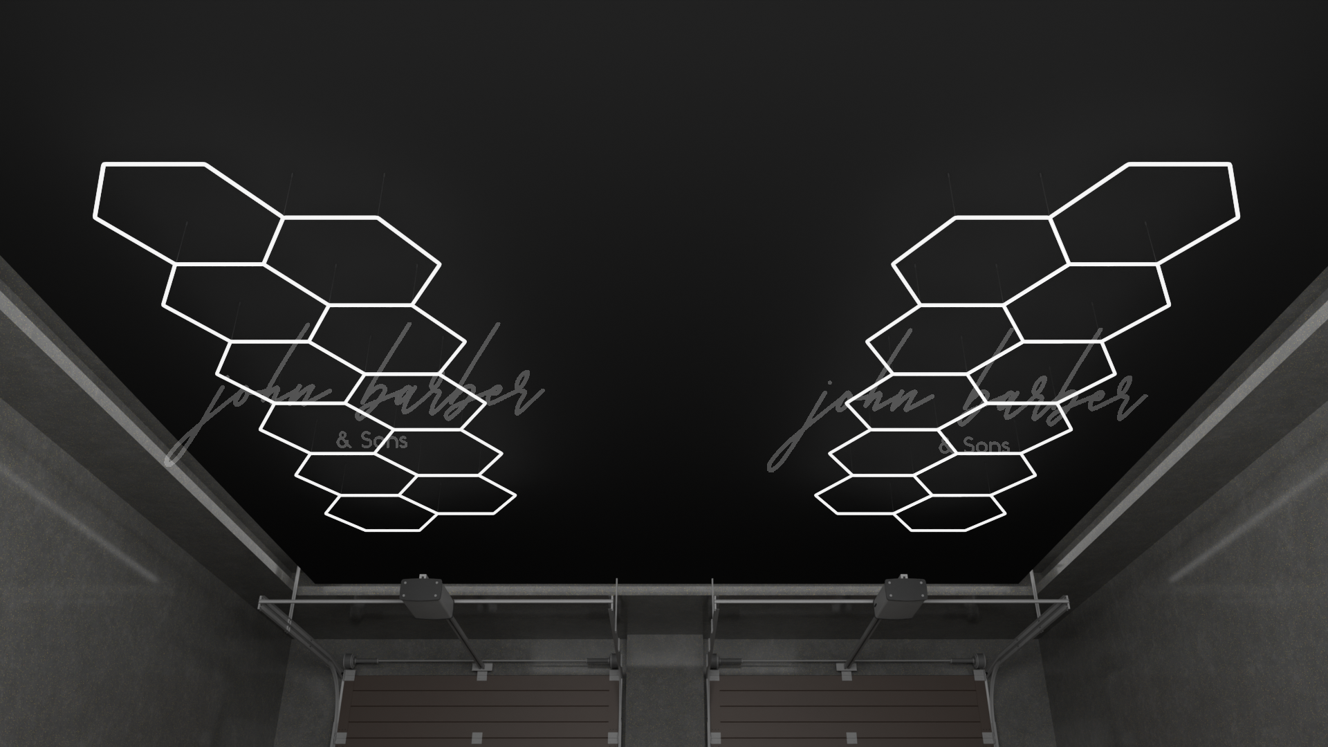 Hexagon Lichtsystem warm weiss 3000K 4000K