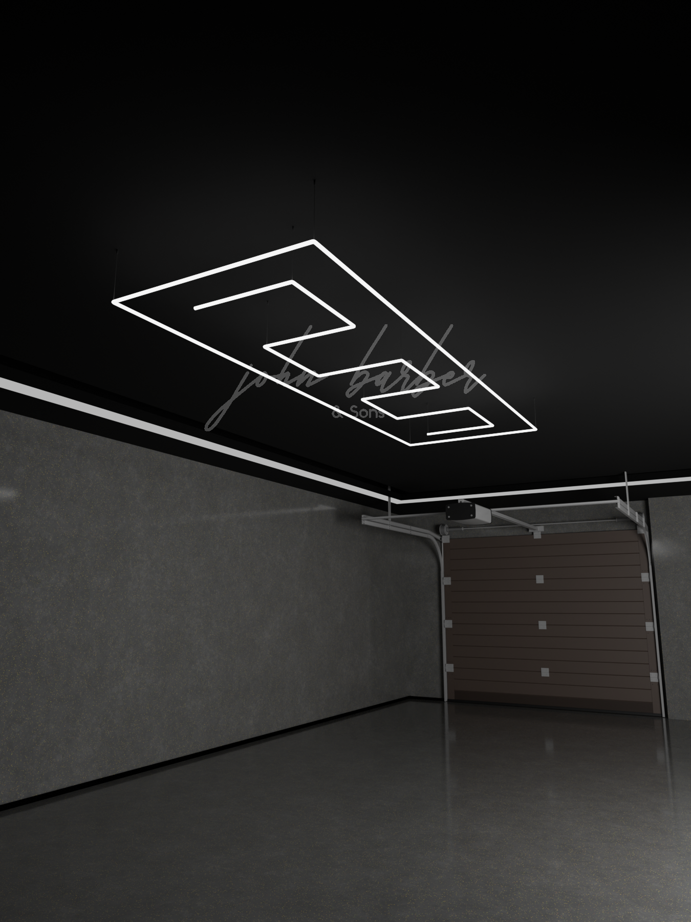 Barbershop & Friseursalon LED Design Beleuchtung