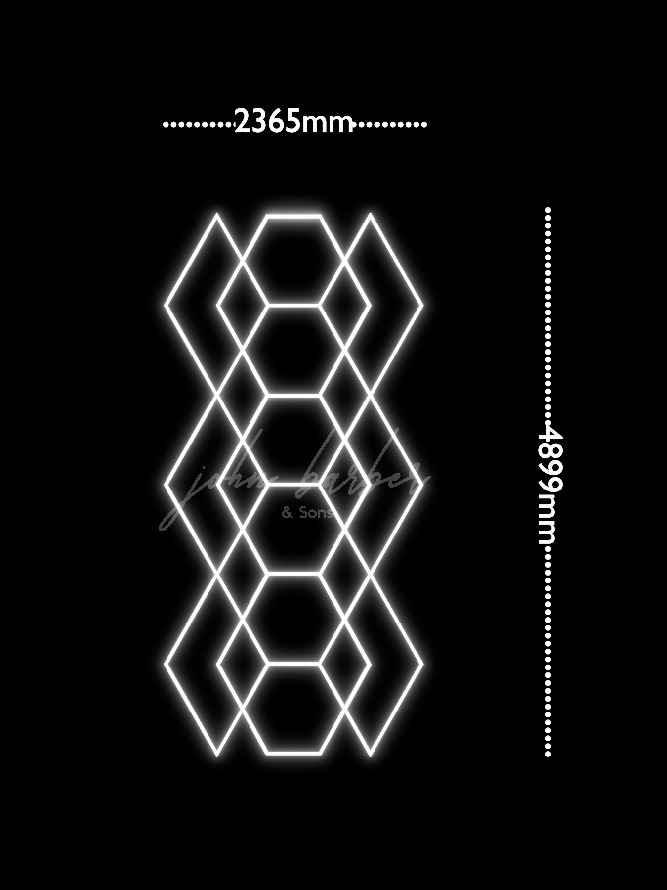 LED lighting system Shinebeam 2.36m x 4.89m