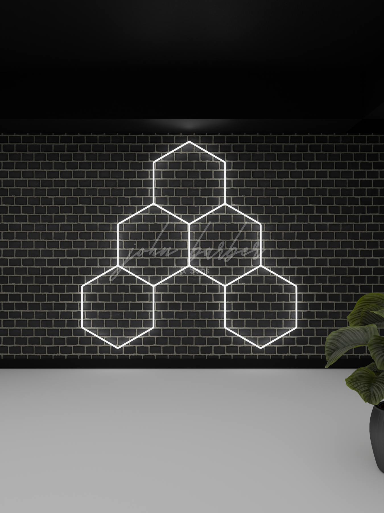 Ensemble de 5 lumières de performance DEL hexagonales GRID MULTI