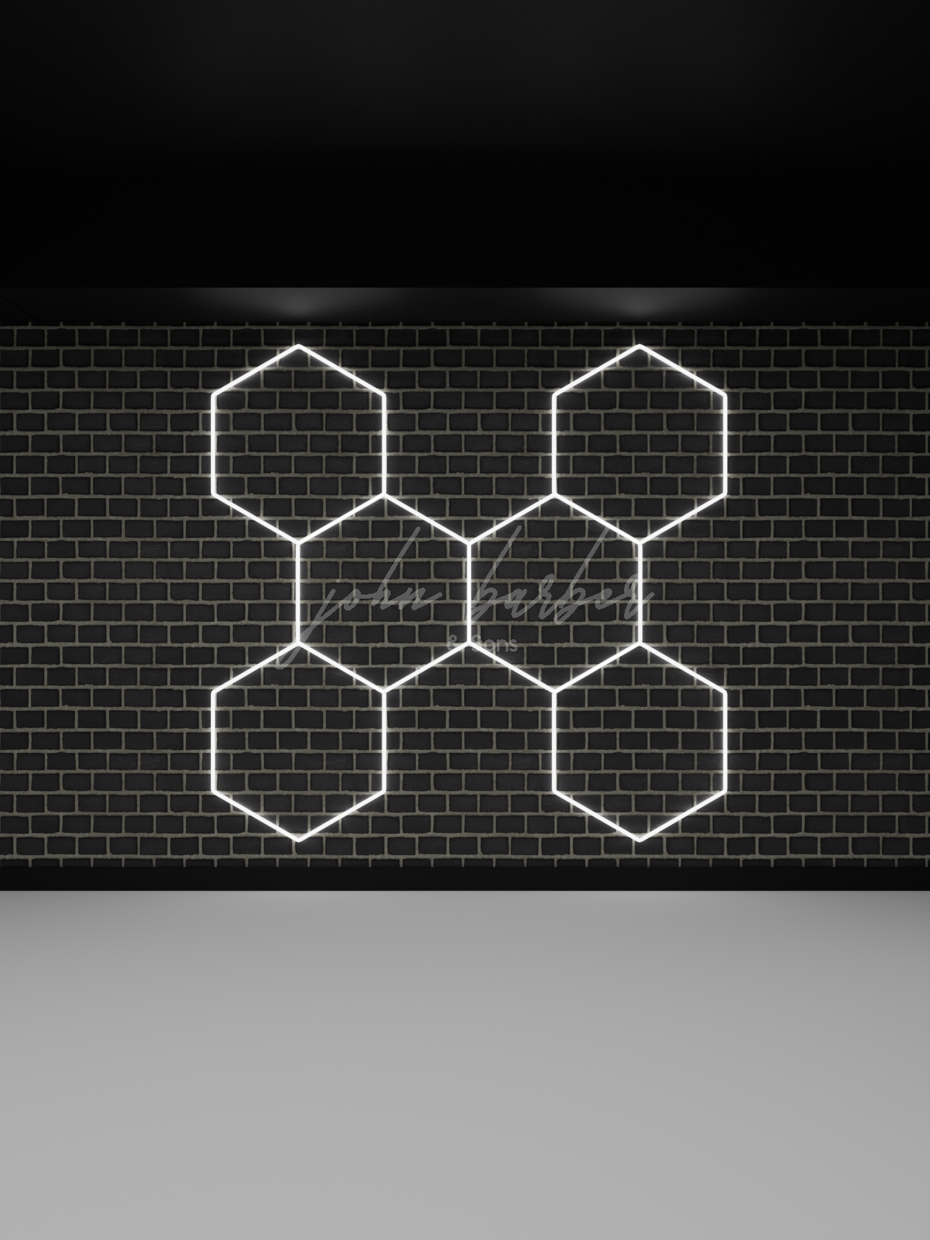 Sistem osvetlitve Hexagon toplo bela 3000K 4000K