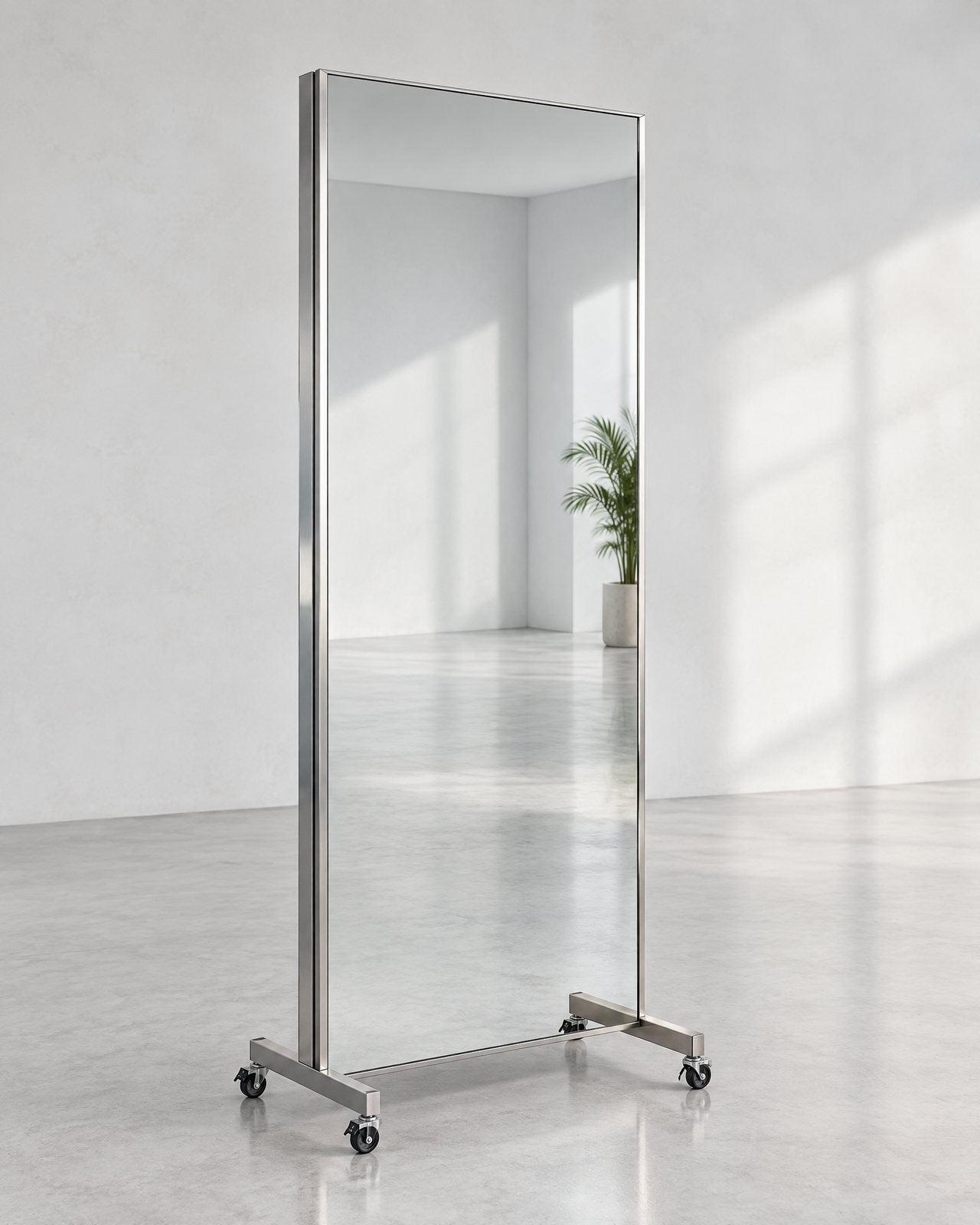 JBS Float mobiler Doppelspiegel auf Rollen